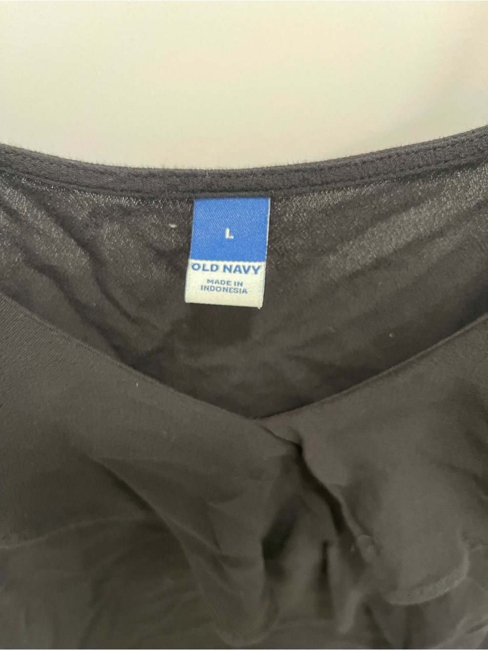 Old Navy Black Ruffle Cami - Picture 3 of 5